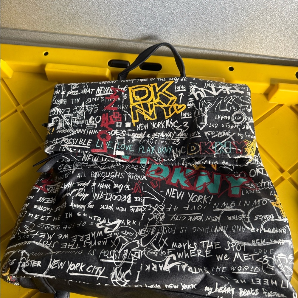 DKNY Multicolor Urban Print Backpack